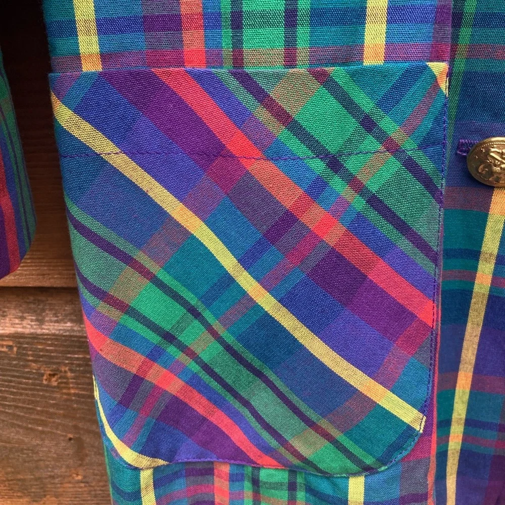 Plaid Blazer Vintage - Picture 4 of 8